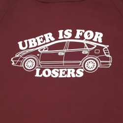 Burgundy Hooded Sweatshirt